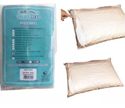 Imagem de Fronha Impermeavel Siliconizada Senior Care c/ Ziper