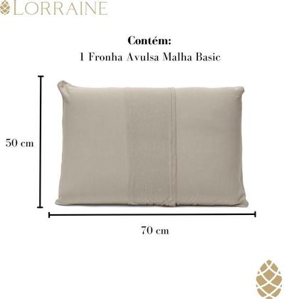 Imagem de Fronha Malha Penteada 100% Algodão Buettner Basic Trigo 45X7