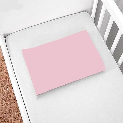 Imagem de Fronha Para Berço Simples 30x40 Travesseiro Infantil Bainha 200 Fios 100 Algodão