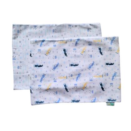 Imagem de Fronha para Travesseiro Bebê Kit c/2 un Estampadas Algodão Baby Nice