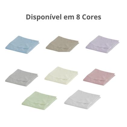 Imagem de Fronha para Travesseiro de Corpo Fofuxão Percal 140 Fios 146x46cm com Zíper