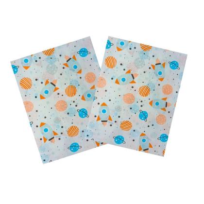 Imagem de Fronha travesseiro bebe Menino Estampada 100% Algodão kit 4 uni Berço Quarto Enxoval Maternidade Recém Nascido Conjunto