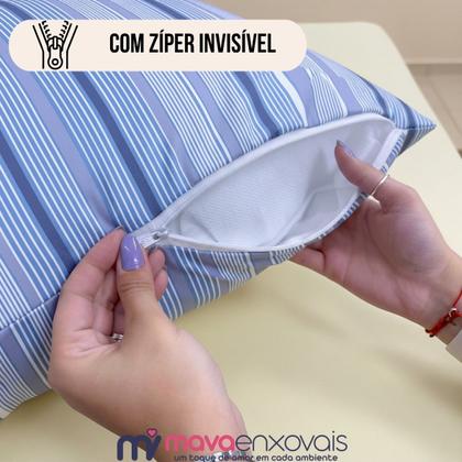 Imagem de Fronha Xuxão Travesseiro de Corpo 400 Fios Capa Almofada c/ Zíper Estampado