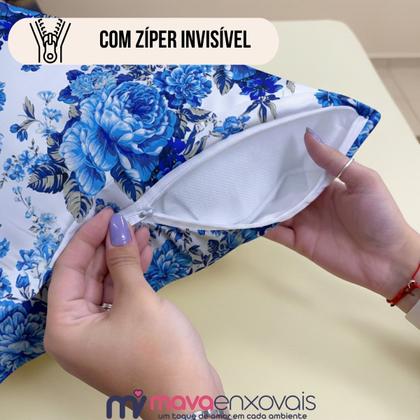 Imagem de Fronha Xuxão Travesseiro de Corpo 400 Fios Capa Almofada c/ Zíper Estampado