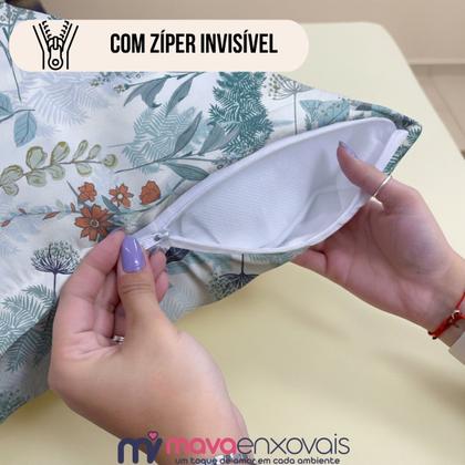 Imagem de Fronha Xuxão Travesseiro de Corpo 400 Fios Capa Almofada c/ Zíper Estampado