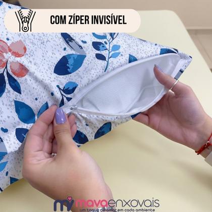 Imagem de Fronha Xuxão Travesseiro de Corpo 400 Fios Capa Almofada c/ Zíper Estampado