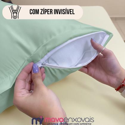 Imagem de Fronha Xuxão Travesseiro de Corpo 400 Fios Capa Almofada c/ Zíper Liso