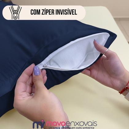 Imagem de Fronha Xuxão Travesseiro de Corpo 400 Fios Capa Almofada c/ Zíper Liso