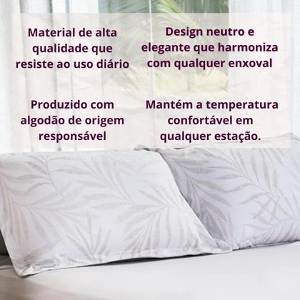 Imagem de Fronhas de Malha 100 Algodão Toque Macio Kit 2 Peças 50x70  FROMAL-2P-A