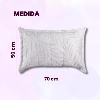 Imagem de Fronhas de Malha 100 Algodão Toque Macio Kit 2 Peças 50x70  FROMAL-2P-A