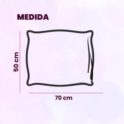 Imagem de Fronhas de Malha 100 Algodão Toque Macio Kit 2 Peças 50x70  FROMAL-2P-A