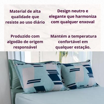 Imagem de Fronhas de Malha 100 Algodão Toque Macio Kit 2 Peças 50x70  FROMAL-2P-A