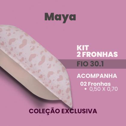 Imagem de Fronhas de Malha 100 Algodão Toque Macio Kit 2 Peças 50x70  FROMAL-2P-A