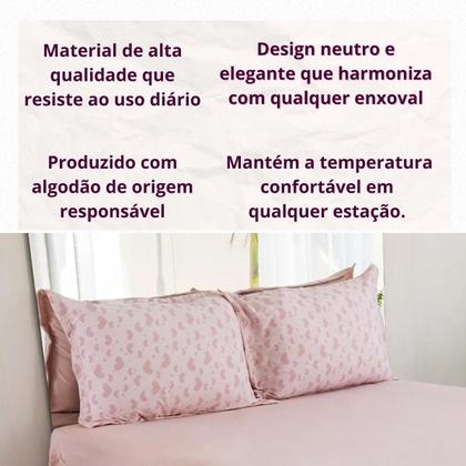 Imagem de Fronhas de Malha 100 Algodão Toque Macio Kit 2 Peças 50x70  FROMAL-2P-A
