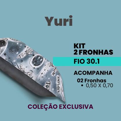 Imagem de Fronhas de Malha 100 Algodão Toque Macio Kit 2 Peças 50x70  FROMAL-2P-A