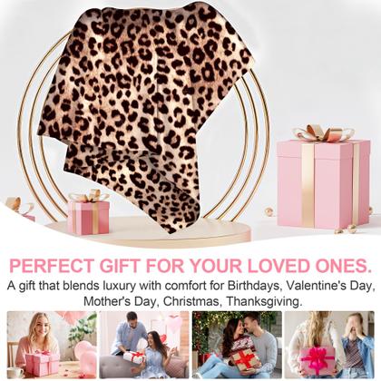 Imagem de Fronhas de seda LYSHIN Mulberry King Size Leopard Brown