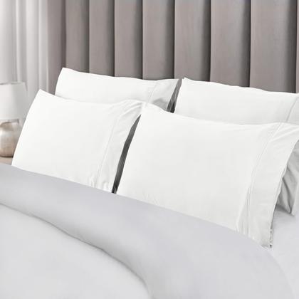Imagem de Fronhas Utopia Bedding King Size, pacote com 6 unidades de microfibra macia