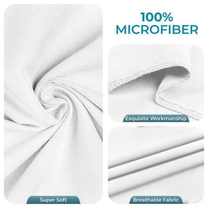 Imagem de Fronhas Utopia Bedding King Size, pacote com 6 unidades de microfibra macia