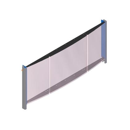 Imagem de Frontal Modelo Novo Curvo Inferior 550 Mm Carreta Caminhão