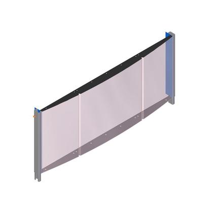 Imagem de Frontal Modelo Novo Curvo Superior 600 Mm Carreta Caminhão