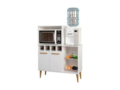 Imagem de Fruteira Balcão NU Estilo Retrô Com Espaço Para Forno Cor Branco