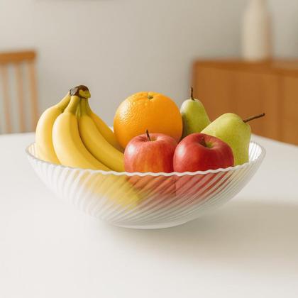 Imagem de Fruteira Centro De Mesa Transparente De Vidro Shopsul
