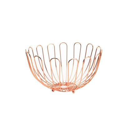 Imagem de Fruteira de Ferro Cromado Rose 30x19 cm Lyor