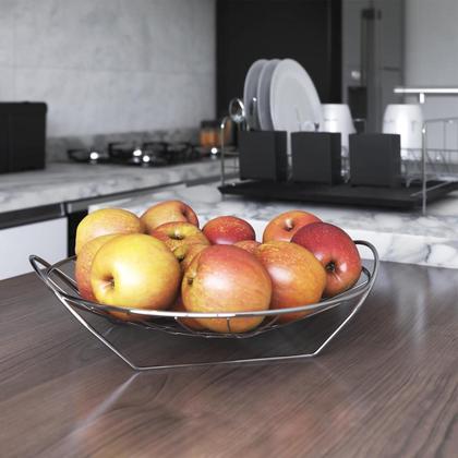 Imagem de Fruteira de Mesa Redonda em Aço - Stolf