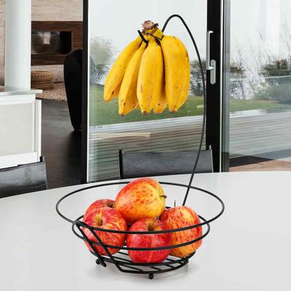 Imagem de Fruteira Mesa  Banana Black Organizador Cozinha Arthi