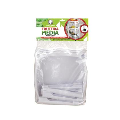 Imagem de Fruteira Multiuso Com Rodinhas 29x29x67cm - Monte Líbano