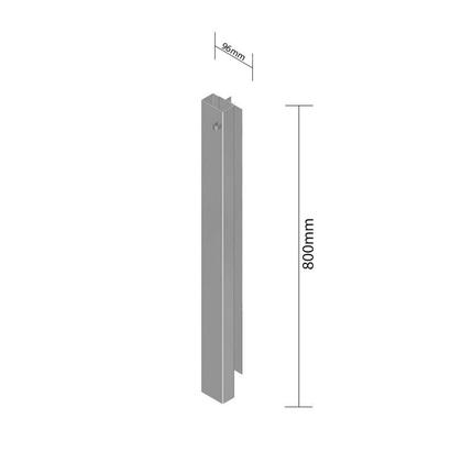 Imagem de Fueiro De Canto Inferior Direito Horizon 96 X 800 Mm Carreta