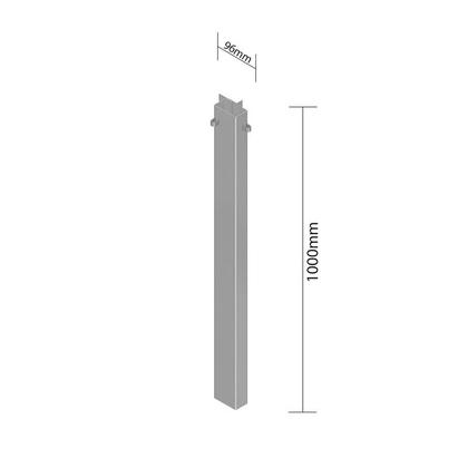 Imagem de Fueiro De Canto Inferior Esquerdo Horizon 96x 1000mm Carreta