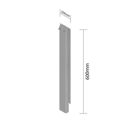 Imagem de Fueiro Lateral Inferior Antigo 600 X 104 Mm Carreta Caminhão