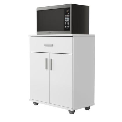 Imagem de FULL Armário Balcão Suporte Microondas Cozinha Branco Mell ENVIA SOMENTE 01 UN