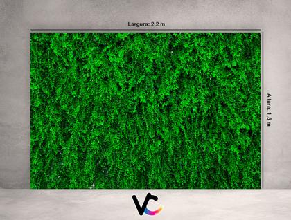 Imagem de Fundo Fotográfico 2,20 x 1,50 - Efeito Muro Folhagens 020