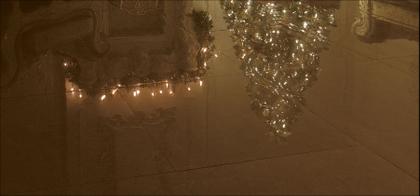 Imagem de Fundo Fotográfico em Tecido Casa Natal Árvore Iluminada - 150x170cm