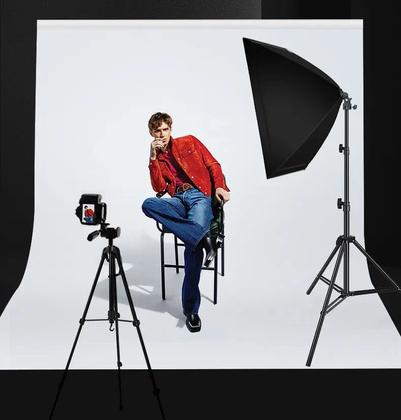 Imagem de Fundo Infinito De Papel 0,70 x 5 Metros 180g - Preto