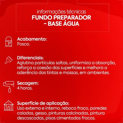 Imagem de Fundo preparador parede lukscolor agua 18l