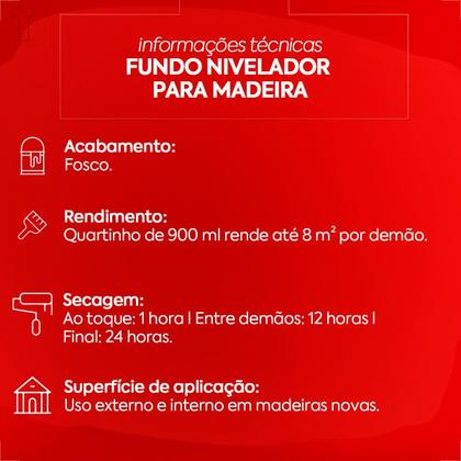 Imagem de Fundo sintetico nivelador eucatex branco 900ml