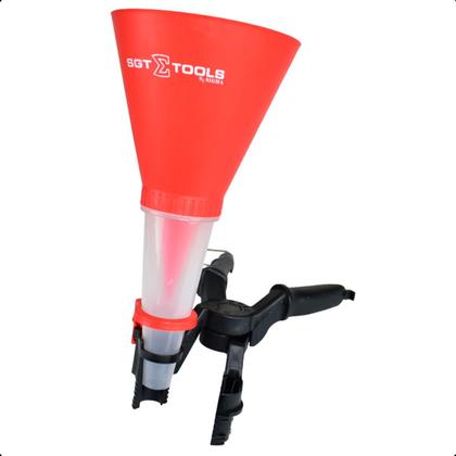 Imagem de Funil de Óleo Autoajustável Universal com Garra Vedação Anti Vazamento Profissional Troca Óleo Limpa Sigma Tools