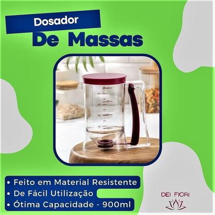 Imagem de Funil Dispenser Para Massas Com Alça Dosadora Cupcake 900ml