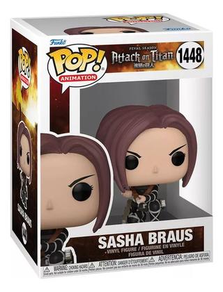 Imagem de Funko Pop Anime Attack On Titan Sasha Braus 1448 Original !