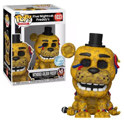 Imagem de Funko Pop Five Nights At Freddy's 1033 Withered Golden Freddy