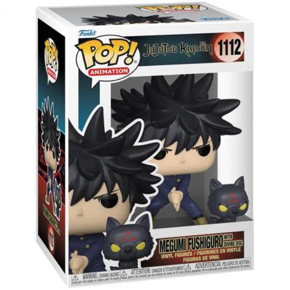 Imagem de Funko Pop Jujutsu Kaisen Megumi Fushiguro com Cachorro 1112  Edicao Exclusiva