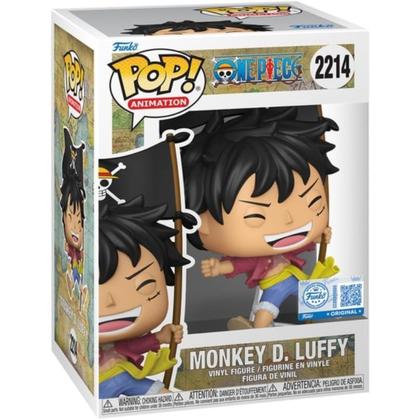 Imagem de Funko Pop Monkey D. Luffy com Bandeira One Piece 2214