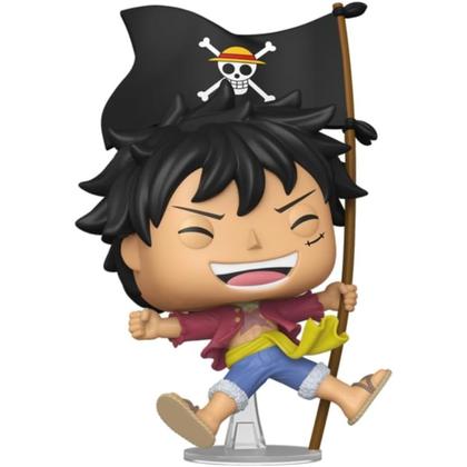 Imagem de Funko Pop Monkey D. Luffy com Bandeira One Piece 2214