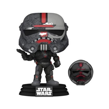 Imagem de Funko Pop Star Wars Bad Batch Hunter com Pin 446