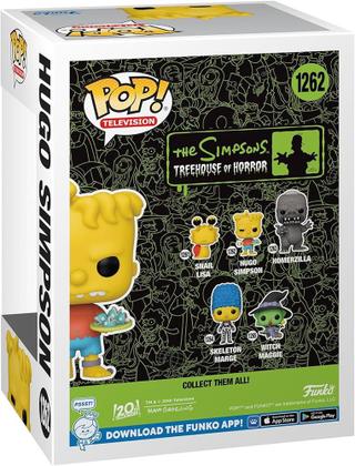 Funko pop television hugo simpsons 1262 irmão bart the simpsons