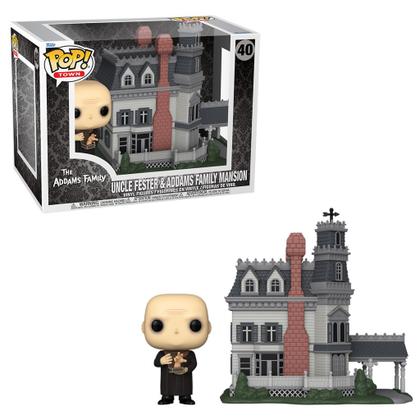 Imagem de Funko Pop The Addams Uncle Fester & Addams Family Mansion 40