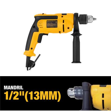 Imagem de Furadeira de Impacto 1/2'' (13mm) DWD502-B2  Ergonomia e Potência para Furações Perfeitas